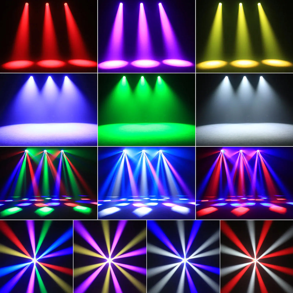 UKING Beam Stage Light 350W Head Light for DJ Disco Christmas Wedding Party
