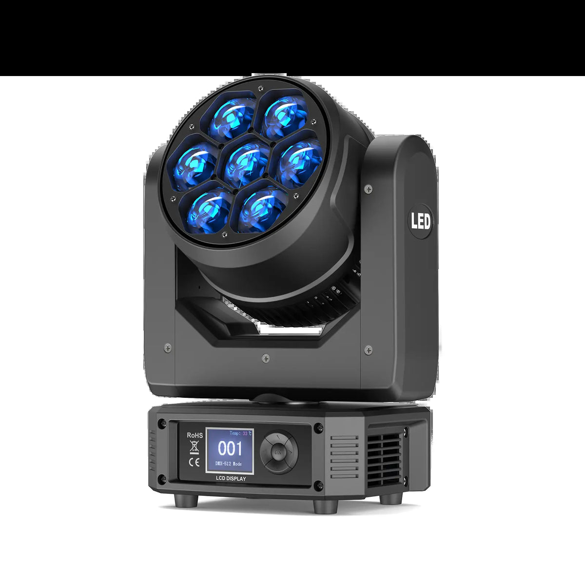 UKING Beam Stage Light 350W Head Light for DJ Disco Christmas Wedding Party